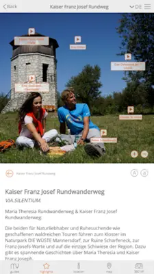 Wanderwege Römerland Carnuntum android App screenshot 13