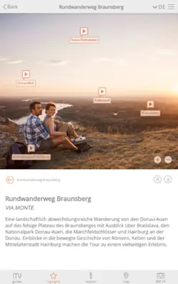 Wanderwege Römerland Carnuntum android App screenshot 2