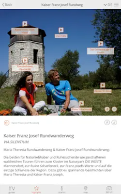 Wanderwege Römerland Carnuntum android App screenshot 3